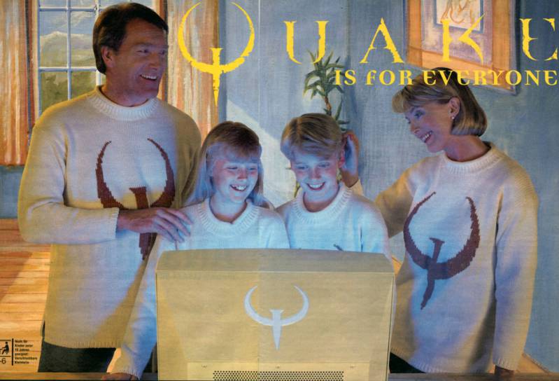 Quake grą dla całej rodziny? Kiedyś tak było