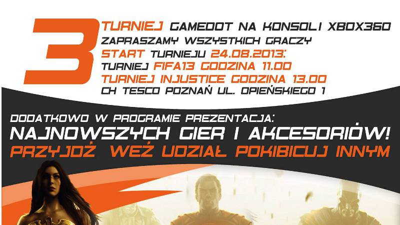 Turniej w  Fifa 13 i Injustice - gamedot.pl