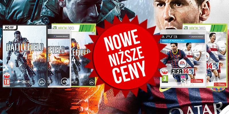 Battlefield 4 i FIFA 14 taniej! Nowe ceny w sklepie Gamedot