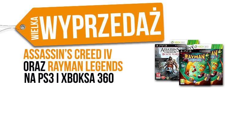 Assassin's Creed 4 i Rayman Legends w promocyjnej cenie