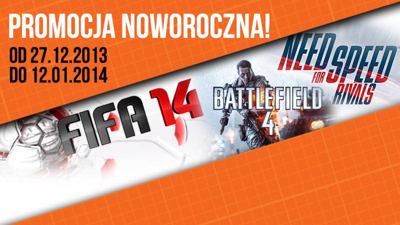 Wielka promocja na gry EA – Battlefield 4, FIFA 14 i Need For Speed Rivals taniej!