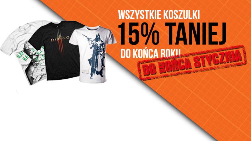 Koszulki taniej do końca stycznia
