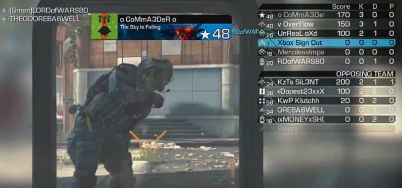 Call of Duty: Ghosts i gracz sprytnie trollujący posiadaczy Xboksa One