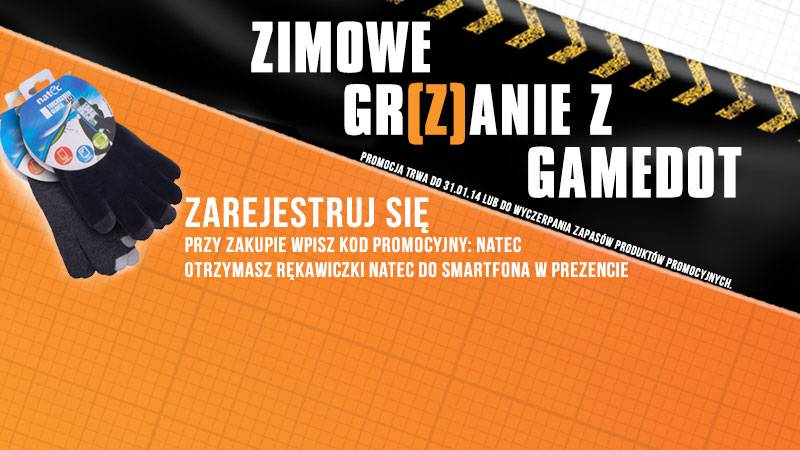 Darmowe rękawiczki dla kupujących w gamedot.pl!