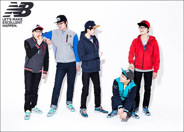Gracze Leauge of Legends modelami New Balance.