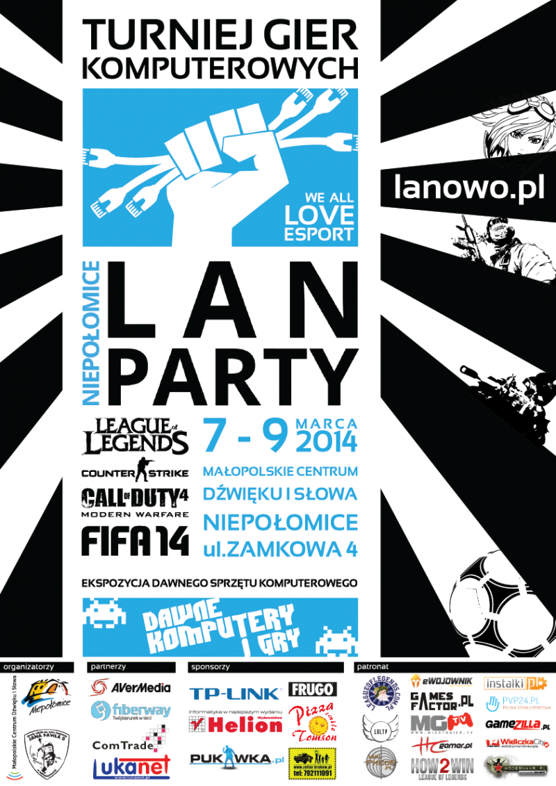 Lan Party Niepołomice wystartuje 7 marca - gamedot.pl