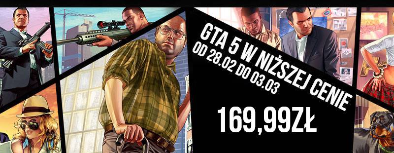 GTA V w nowej promocyjnej cenie!