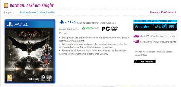 Batman: Arkham Knight ujawniony