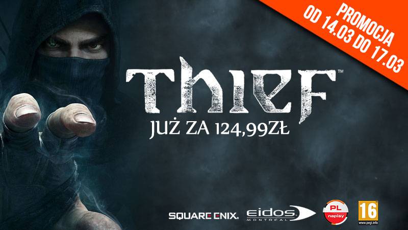 Promocja  w sklepach Gamedot! Obniżamy cenę nowego Thiefa