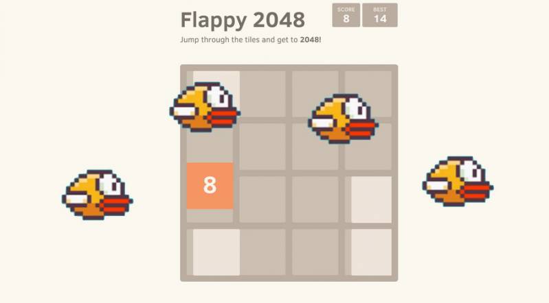 Flappy Bird spotyka 2048 – oto Flappy 2048