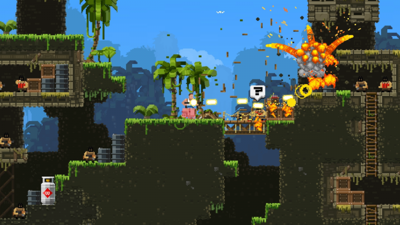 Broforce zaatakowało Steama!