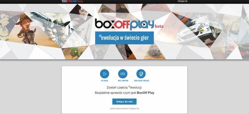 BoxOff Play - Start wersji beta nowej platformy dla graczy