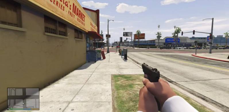 GTA V w FPP – czyli jak iść przez Los Santos