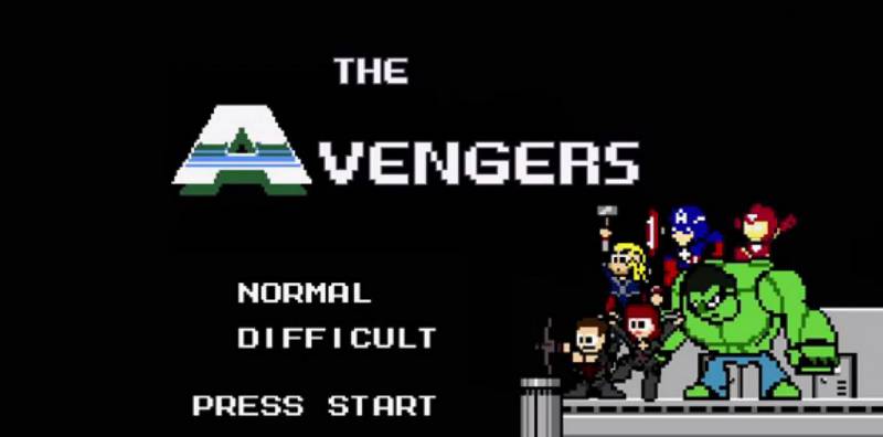 The Avengers jako 8-bitowa gra wygląda genialnie