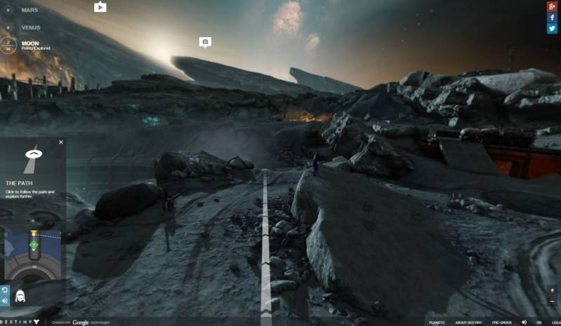 Zwiedzamy planety z Destiny z aplikacją Destiny Planet View