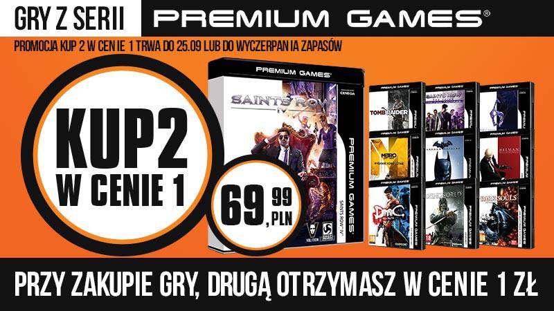 PROMOCJA: Kup grę z serii Premium Games, drugą kupisz za złotówkę!
