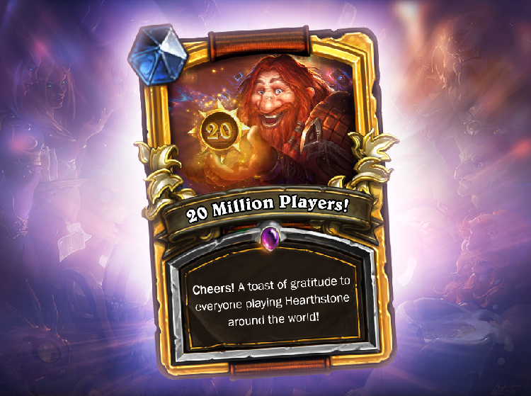 20 milionów graczy w Hearthstone w pół roku
