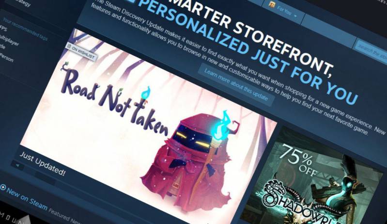 Steam zmienia wygląd – teraz jest tam bardziej niebiesko
