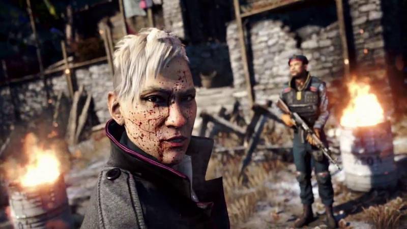Pagan Min i Ajay Ghale siedzą przy jednym stole na nowym zwiastunie Far Cry 4