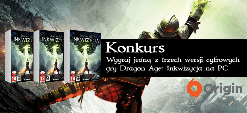 Uwaga konkurs! Wygraj cyfrową wersję gry Dragon Age: Inkwizycja!