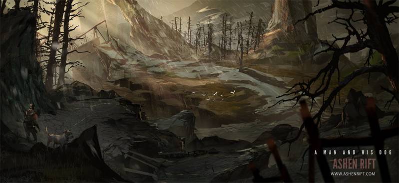 Ashen Rift: szkoła przetrwania z psem u boku wraca na Kickstartera!