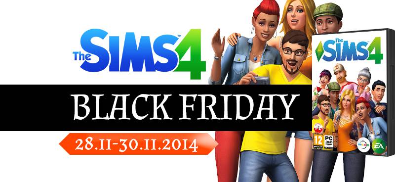 The Sims 4 taniej z okazji Czarnego Piątku!