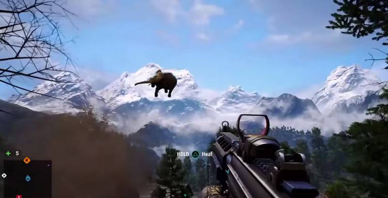 Far Cry 4 i latające słonie