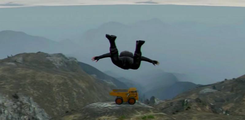 Wciąż nie wiemy co z GTA V na PC, ale możemy zobaczyć mistrza spadochronu
