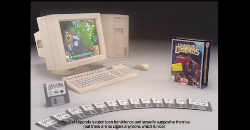 League of Legends w latach 90'? Tak mogłaby wyglądać reklama