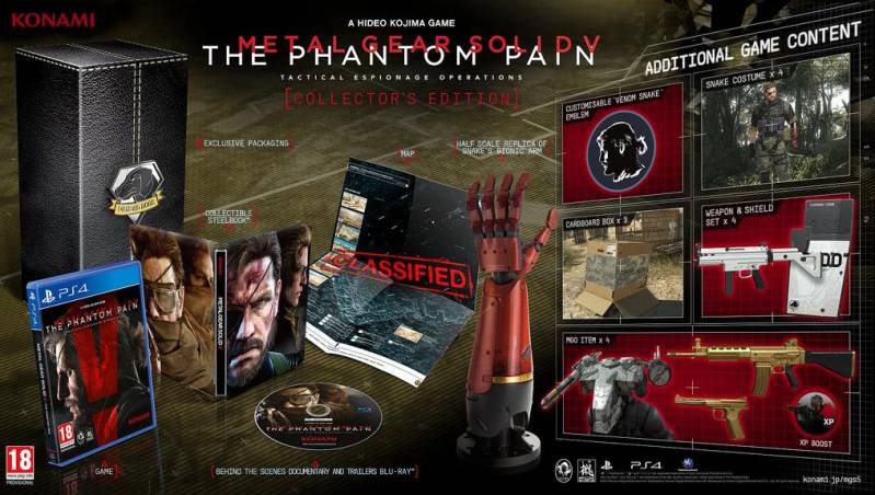 Metal Gear Solid V: Phantom Pain z kolekcjonerką za ponad 500 PLN!