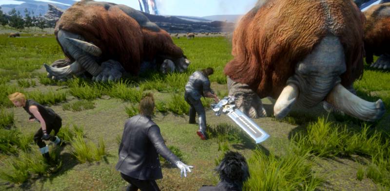 Wielki dziad pali hektar ziemi – czyli co się dzieje na ekranie w Final Fantasy XV!
