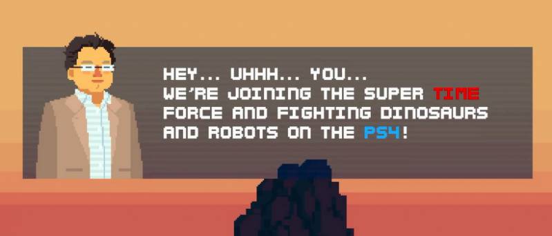 Szef Sony grywalną postacią w nowej edycji Super Time Force - Będzie strzelał z telefonu!