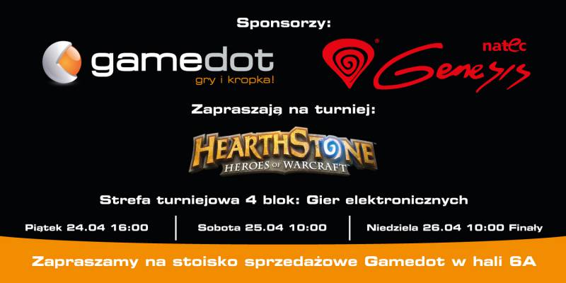 Gamedot sponsorem turnieju Hearthstone na Pyrkonie 2015