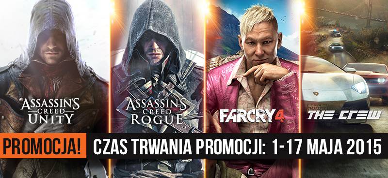 Promocja na gry Ubisoftu w sklepach Gamedot
