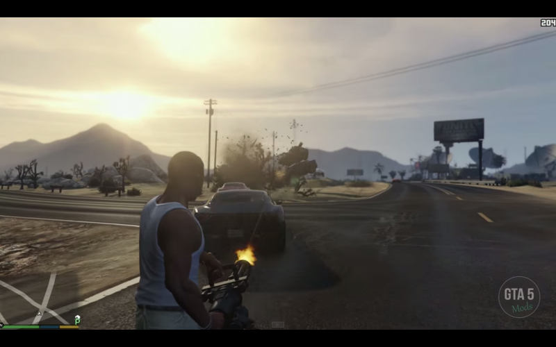 W GTA V na PC postrzelasz samochodami