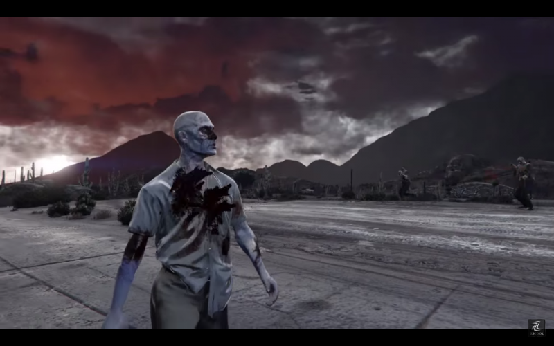 W GTA V zombie zieje ogniem