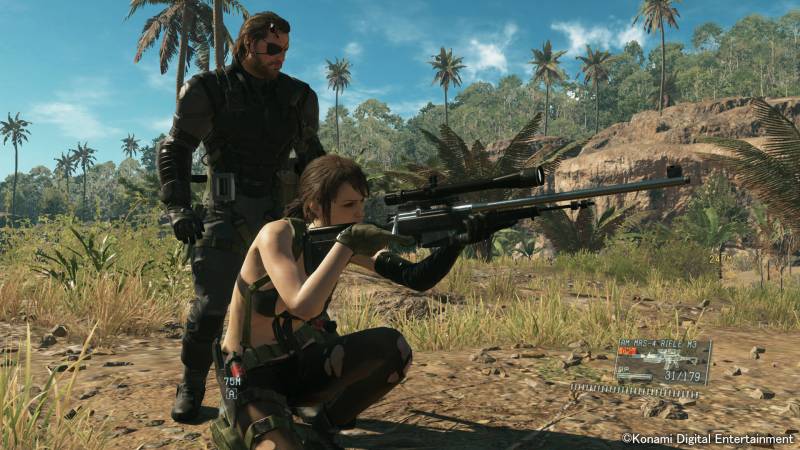 Pokazano fragment mapy z  Metal Gear Solid 5: The Phantom Pain