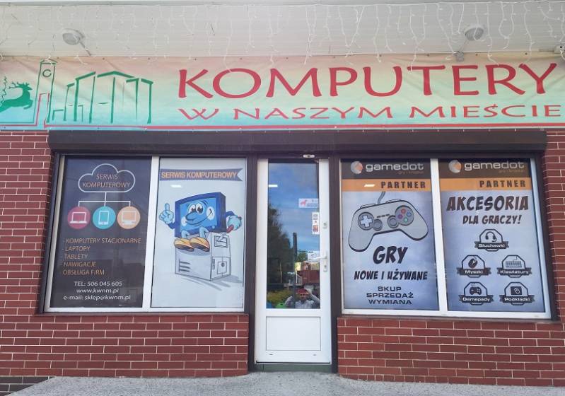 Sklep Komputery w naszym mieście nowym partnerem sieci Gamedot - gamedot.pl