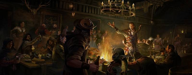 Graficzna prezentacja dla gry The Bard's Tale 4
