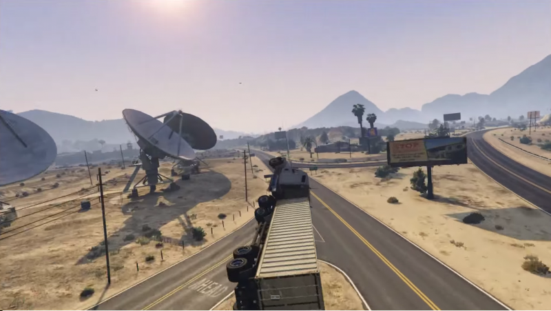 Pranki i akrobacje ciężarówkami w GTA V