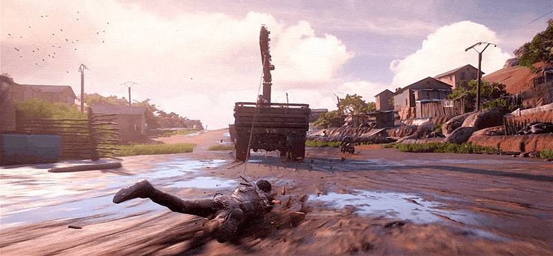 Uncharted 4 – zobaczcie TO BŁOTO!