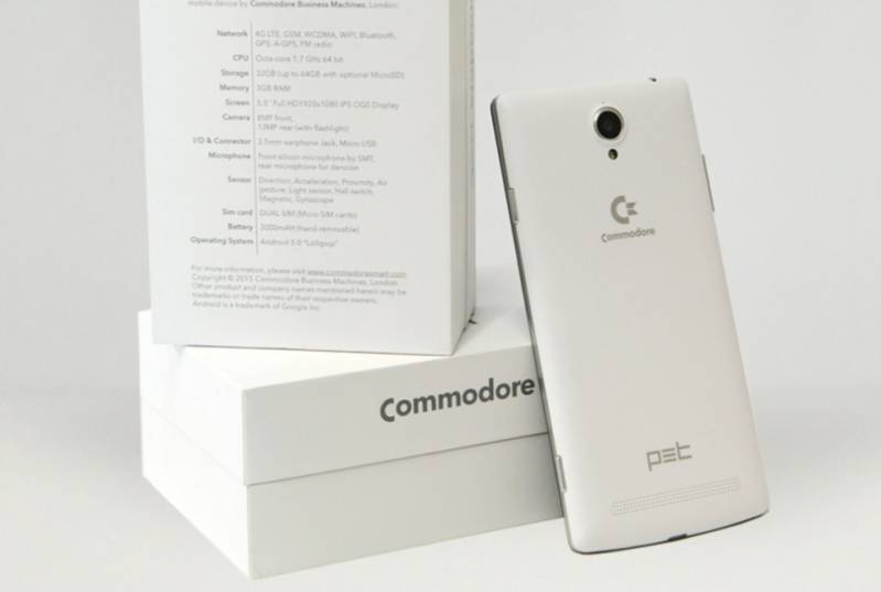 Commodore powraca jako 5,5 calowy smartfon