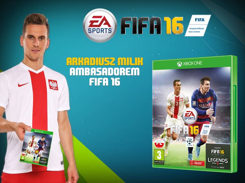 Zagadka rozwiązana – Arek Milik na okładce FIFA 16!