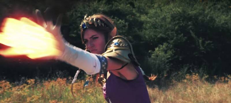Peach vs Zelda, czyli efektowne live-action