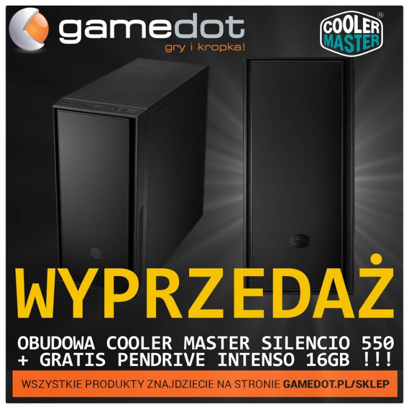 Wyprzedaż: Obudowa Cooler Master Silencio 550 za 279zł