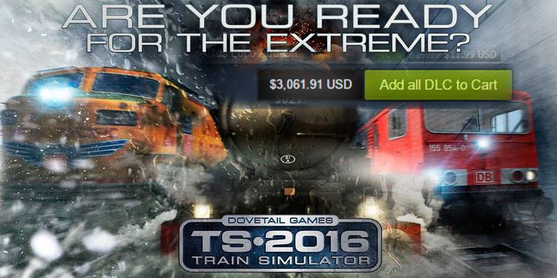 Macie może zbędne 3000 USD? Bo DLC do Train Simulator 2016 są właśnie w promocji...