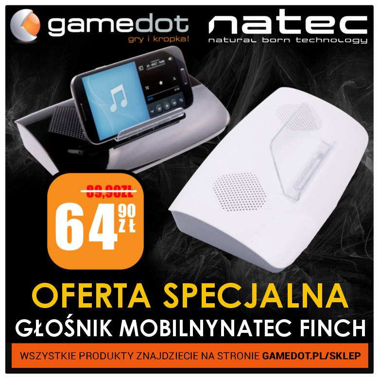 Natec Finch – mobilny głosnik w nowej, niższej cenie!