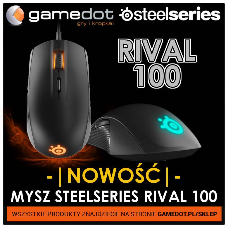 Steelseries Rival 100 – młodszy brat popularnego Rivala