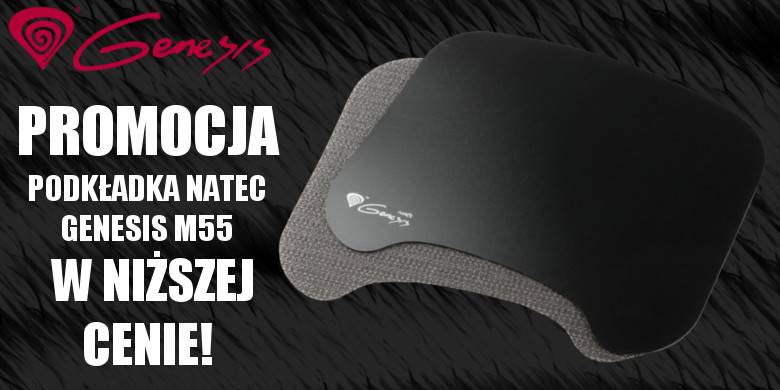 Promocja: Dwustronna podkładka Natec Genesis M55 za 24,90 zł!