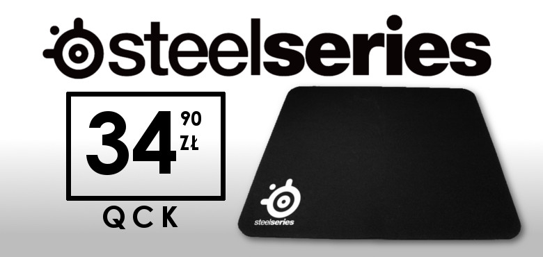 Podkładka SteelSeries  QCK również w promocyjnej cenie w sklepie Gamedot